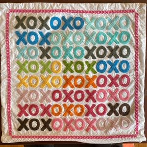 PBTeen “XO” square pillow
